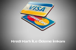 Kredi kartı ile ödeme imkanı